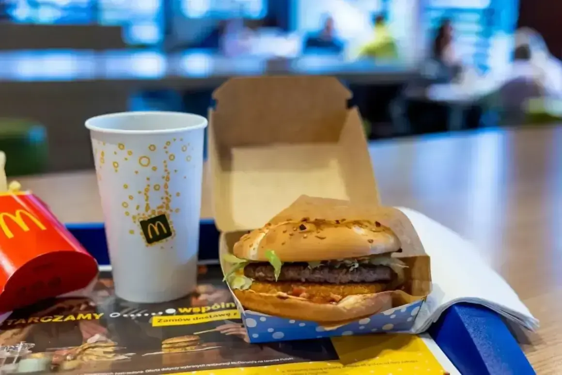 Cheeseburger McDonald's z frytkami i napojem. Czy zastanawiałeś się nad jego kcal?